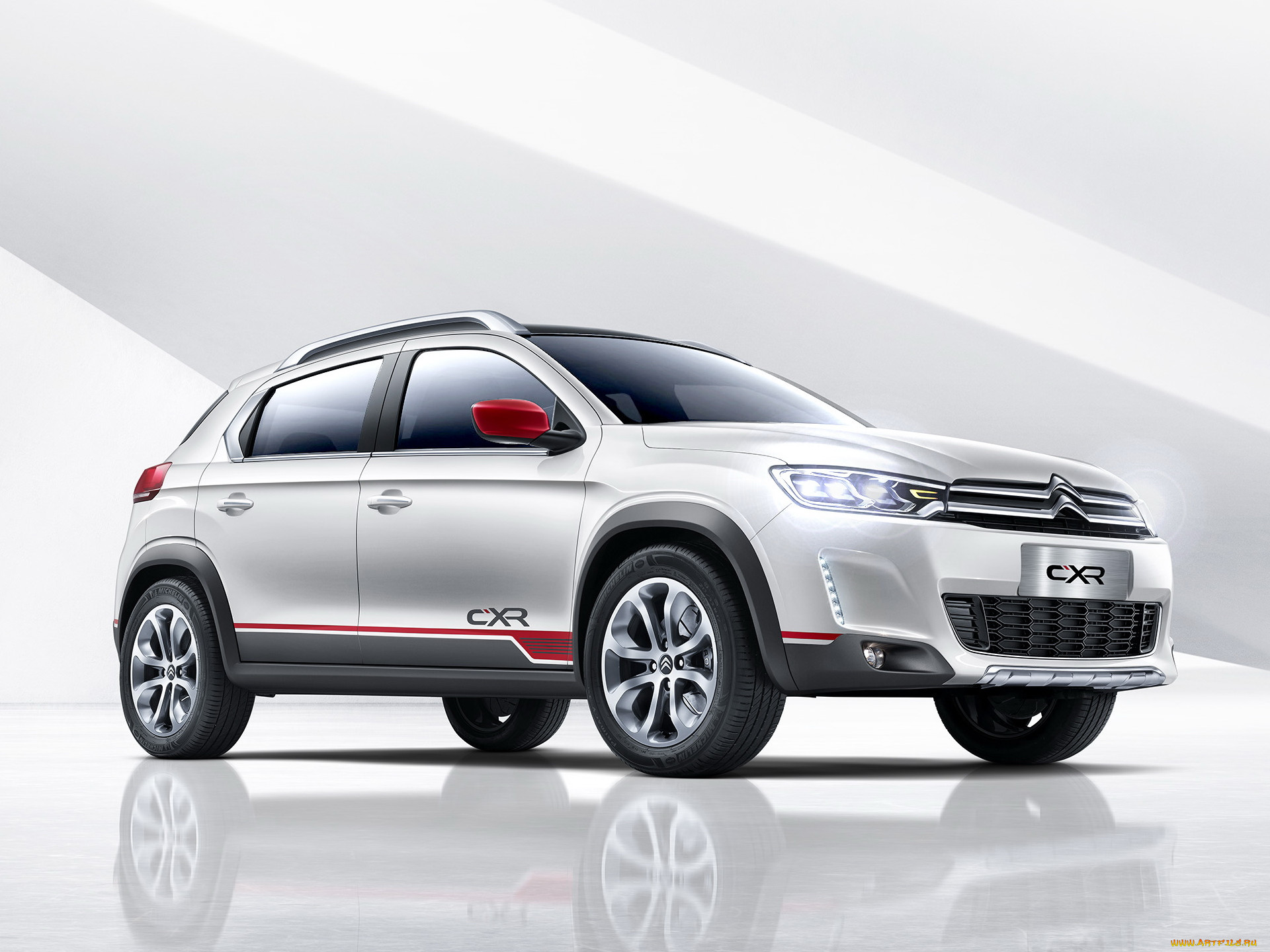 , citroen, 2014, concept, c-xr, , citron